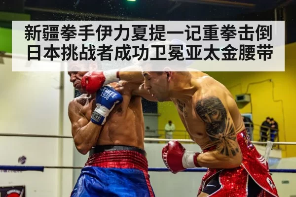 新疆拳手伊力夏提一记重拳击倒日本挑战者成功卫冕亚太金腰带
